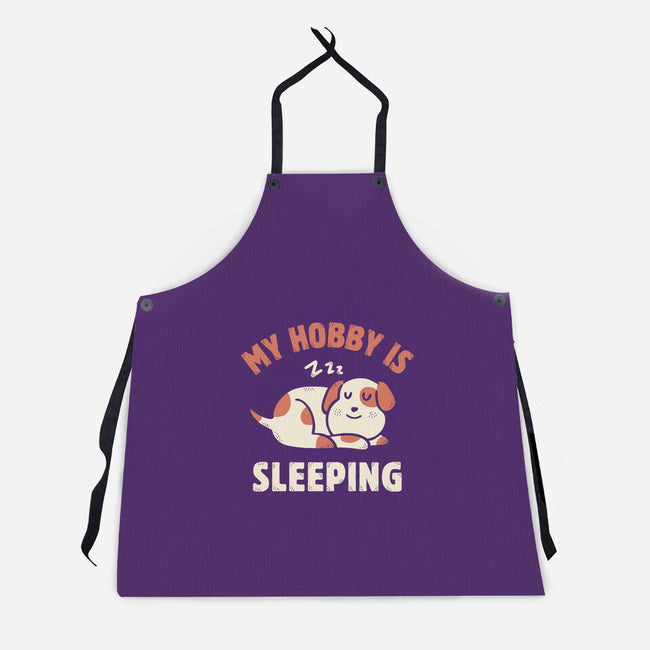 My Hobby Is Sleeping-Unisex-Kitchen-Apron-brunopires