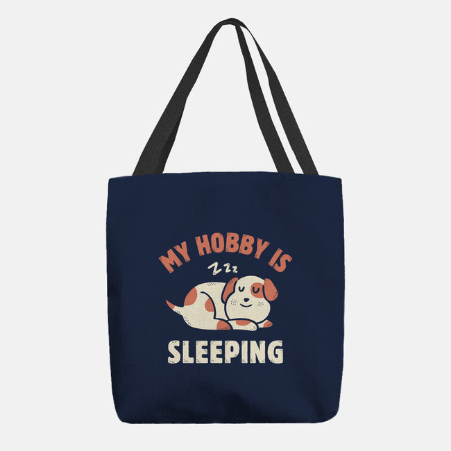 My Hobby Is Sleeping-None-Basic Tote-Bag-brunopires