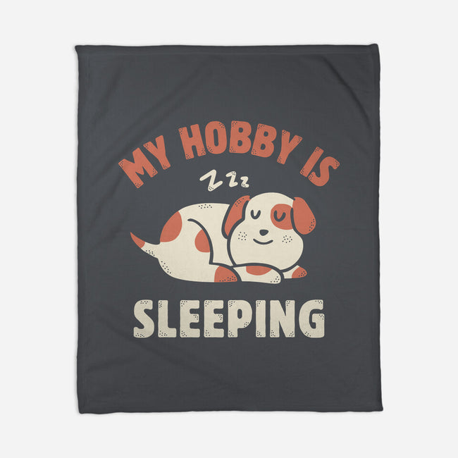 My Hobby Is Sleeping-None-Fleece-Blanket-brunopires