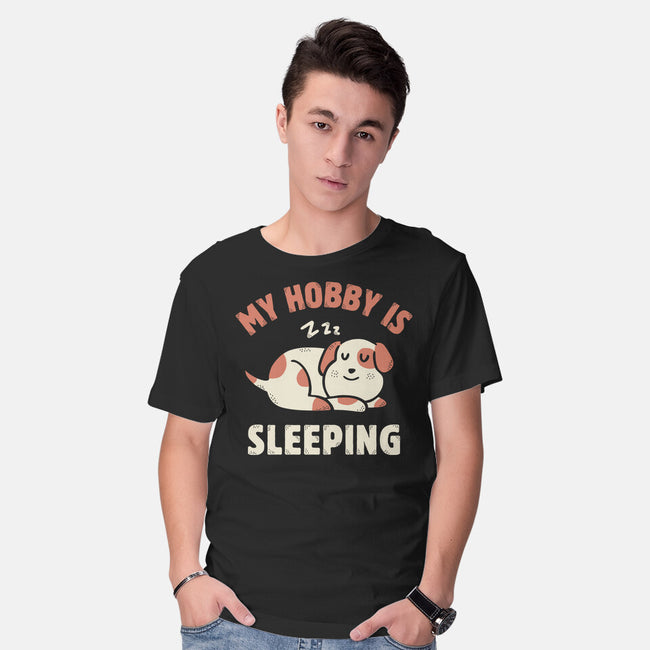 My Hobby Is Sleeping-Mens-Basic-Tee-brunopires