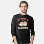 My Hobby Is Sleeping-Mens-Long Sleeved-Tee-brunopires