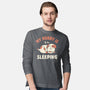 My Hobby Is Sleeping-Mens-Long Sleeved-Tee-brunopires