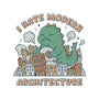 I Hate Modern Architecture-Womens-V-Neck-Tee-GODZILLARGE
