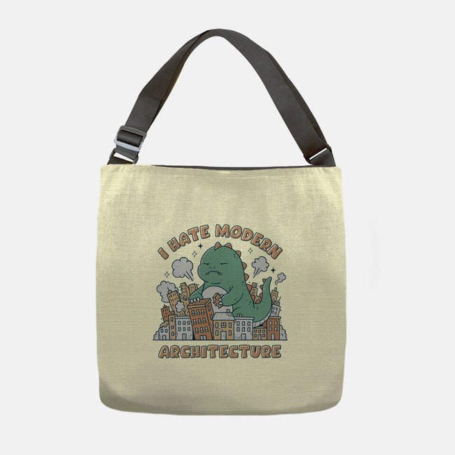 I Hate Modern Architecture-None-Adjustable Tote-Bag-GODZILLARGE