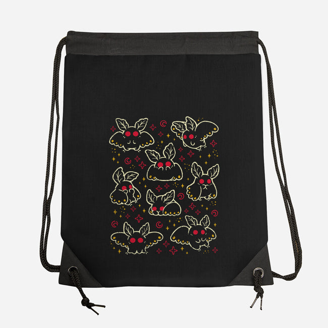 Cute Mothman-None-Drawstring-Bag-xMorfina