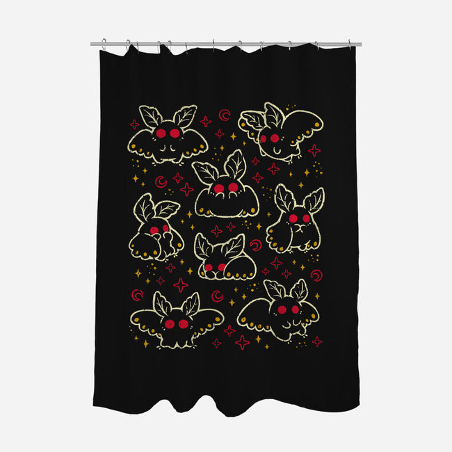 Cute Mothman-None-Polyester-Shower Curtain-xMorfina