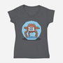 Free Hugs From Within-Womens-V-Neck-Tee-Boggs Nicolas