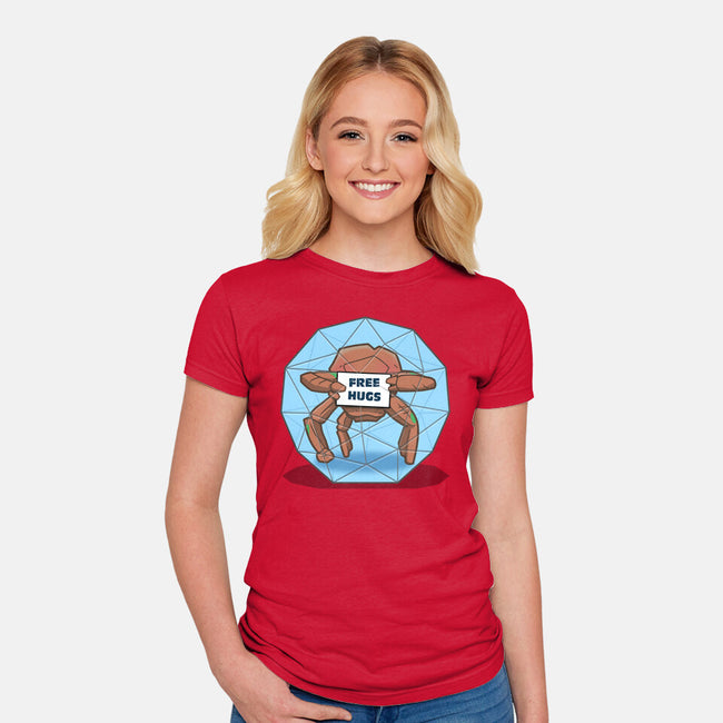 Free Hugs From Within-Womens-Fitted-Tee-Boggs Nicolas