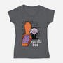 Fang Shui-Womens-V-Neck-Tee-imisko