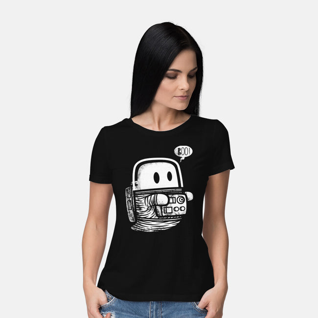 Astro Ghost-Womens-Basic-Tee-krisren28