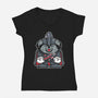 Dog Vader-Womens-V-Neck-Tee-krisren28