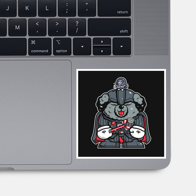 Dog Vader-None-Glossy-Sticker-krisren28