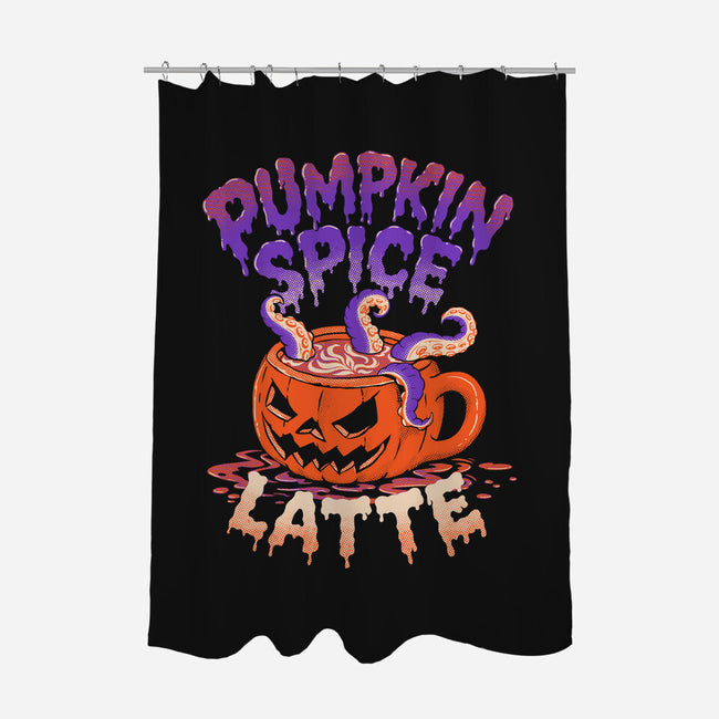 Pumpkin Spice Latte-None-Polyester-Shower Curtain-estudiofitas