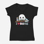 Love Books-Womens-V-Neck-Tee-Vallina84