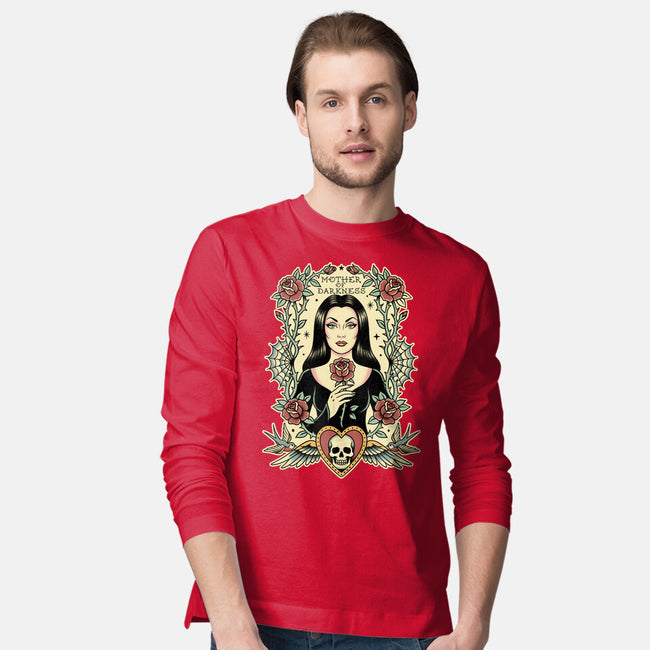 Mother Of Darkness-Mens-Long Sleeved-Tee-P1yu5h