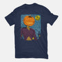Starry Night In Halloween Town-Mens-Basic-Tee-DrMonekers