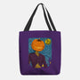 Starry Night In Halloween Town-None-Basic Tote-Bag-DrMonekers