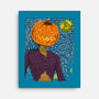 Starry Night In Halloween Town-None-Stretched-Canvas-DrMonekers