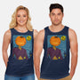 Starry Night In Halloween Town-Unisex-Basic-Tank-DrMonekers