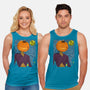 Starry Night In Halloween Town-Unisex-Basic-Tank-DrMonekers