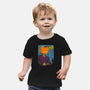 Starry Night In Halloween Town-Baby-Basic-Tee-DrMonekers