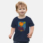 Starry Night In Halloween Town-Baby-Basic-Tee-DrMonekers