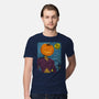 Starry Night In Halloween Town-Mens-Premium-Tee-DrMonekers