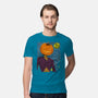 Starry Night In Halloween Town-Mens-Premium-Tee-DrMonekers
