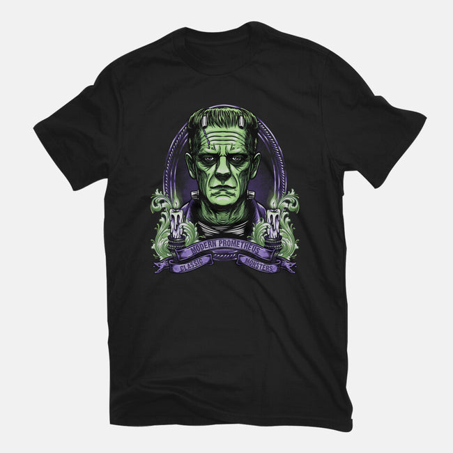 Modern Prometheus-Womens-Fitted-Tee-Badbone Collections