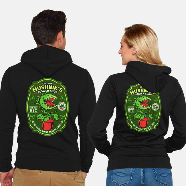 Plants With Bite-Unisex-Zip-Up-Sweatshirt-sachpica