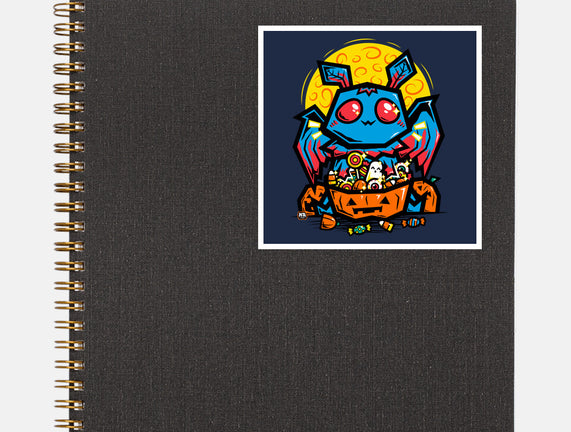 Moth Man Halloween Doodle