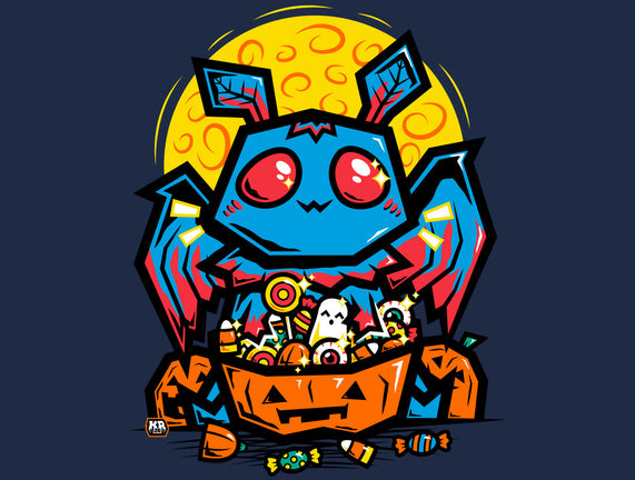 Moth Man Halloween Doodle