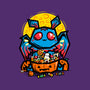 Moth Man Halloween Doodle-None-Glossy-Sticker-krisren28