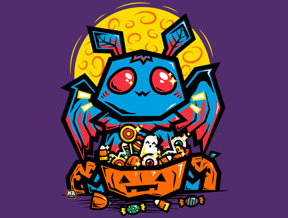Moth Man Halloween Doodle