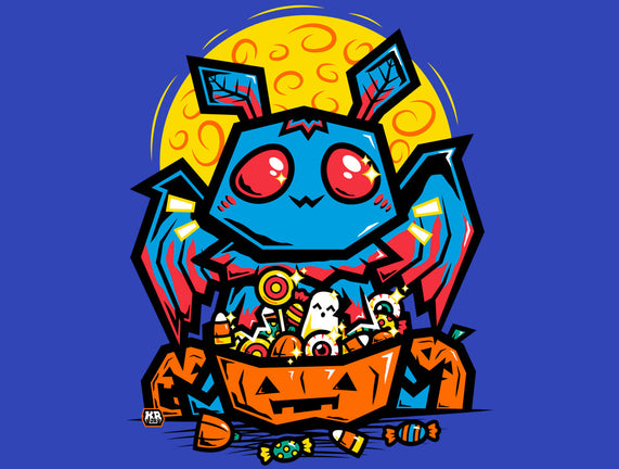 Moth Man Halloween Doodle
