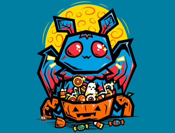 Moth Man Halloween Doodle
