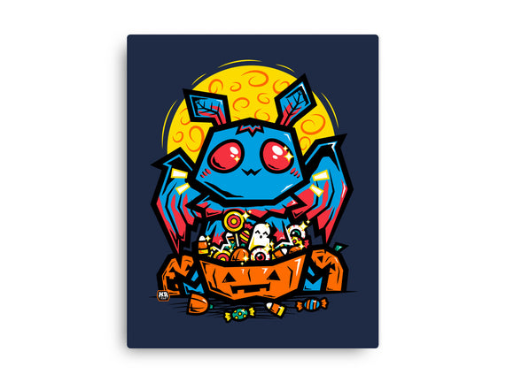 Moth Man Halloween Doodle