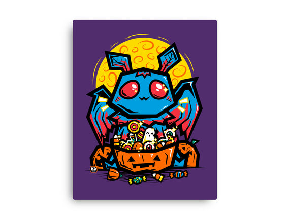 Moth Man Halloween Doodle