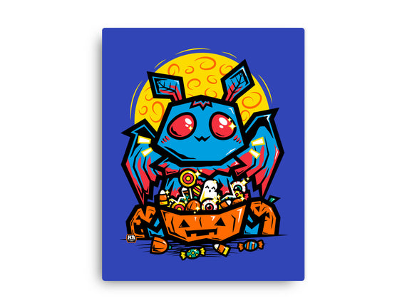 Moth Man Halloween Doodle