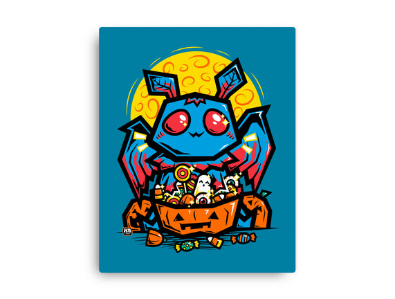 Moth Man Halloween Doodle
