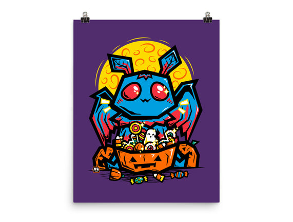 Moth Man Halloween Doodle