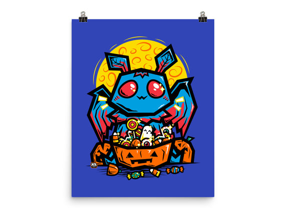 Moth Man Halloween Doodle