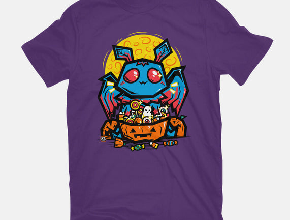 Moth Man Halloween Doodle