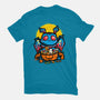 Moth Man Halloween Doodle-Womens-Basic-Tee-krisren28