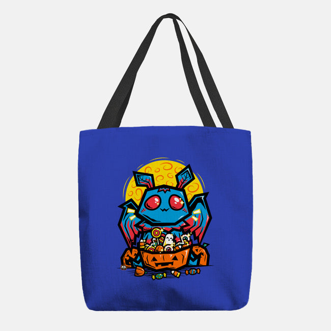 Moth Man Halloween Doodle-None-Basic Tote-Bag-krisren28