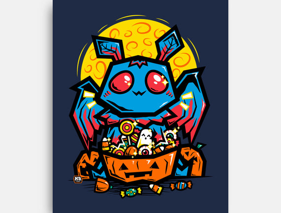 Moth Man Halloween Doodle
