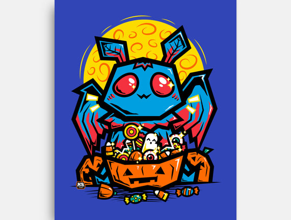 Moth Man Halloween Doodle