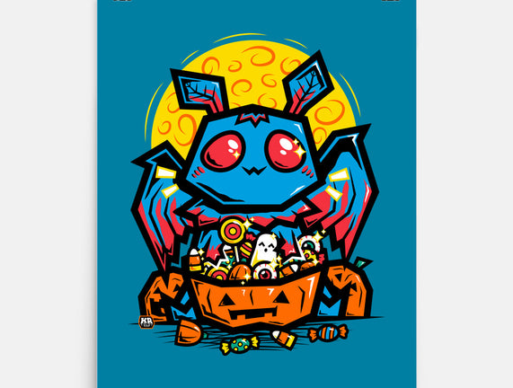 Moth Man Halloween Doodle