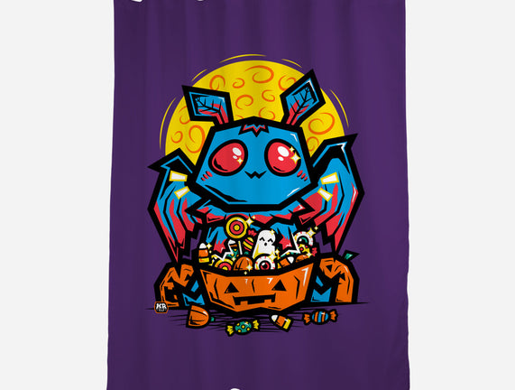 Moth Man Halloween Doodle