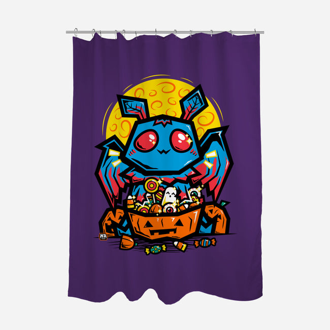 Moth Man Halloween Doodle-None-Polyester-Shower Curtain-krisren28